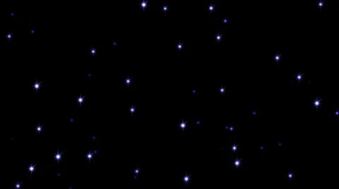Glittering stars on transparency, blue Stock Footage 32597669