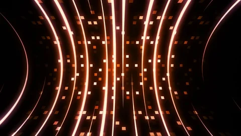 Glittering Tech Data Streaks Stock Footage 97402701