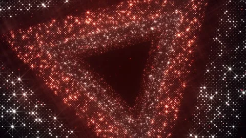 Glittering Triangle Lights Background 库存影片 348019455