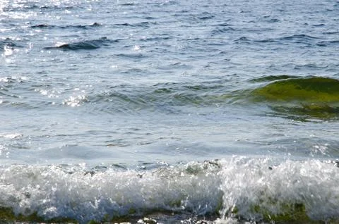 Glittering wave Stock Photos