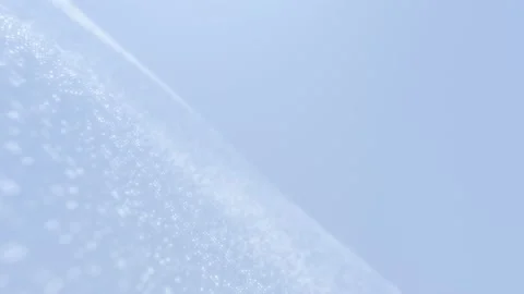 Glittering Wavy Particles Flowing Clean Background Stock Footage 169561387