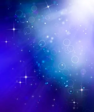 Glittery background with rays and stars Stock Illustration