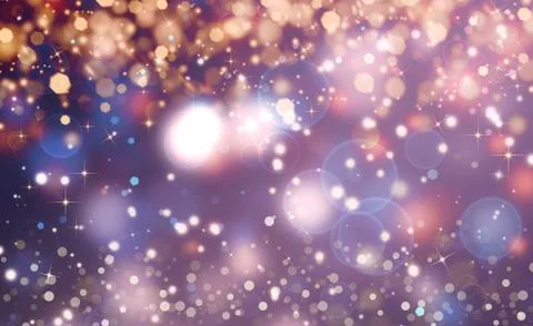 Glittery beautiful bokeh background Stock Illustration