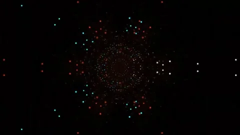 Glittery color particles Stock Footage 160982790