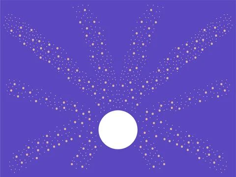 Glittery Concept Illustration Stock-Illustration
