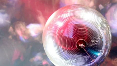Glittery disco ball Stock Footage 82251391