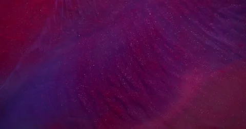 Glittery liquid multicolor ink smooth mystic mix Stock-Footage 303572821