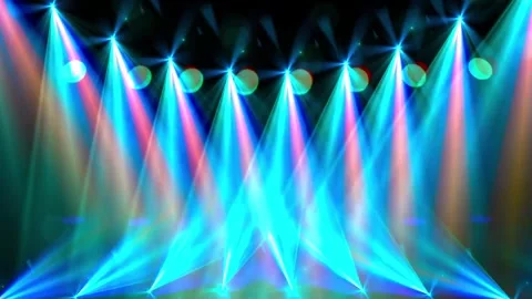 Glittery sky rays motion animation Stock-Footage 253426022