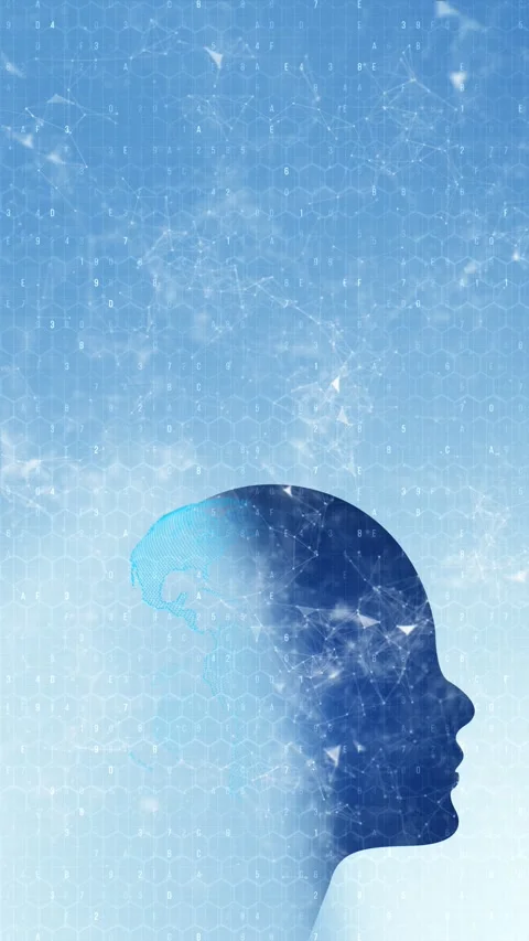 Global AI Mind Technology Concept Stock Footage 340408970