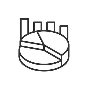 Global analysis, icon in line design. Global, analysis, world, data, insights Stock Illustration
