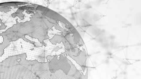 Global business cloud computing service of big data information technology Video stock 160395911