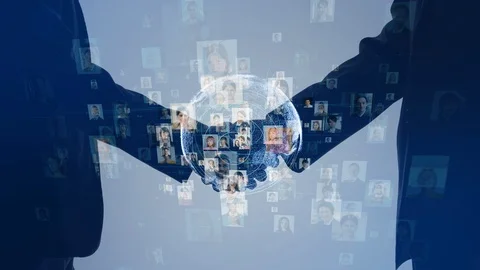 Global business concept. Communication network. Stock Footage 108519081