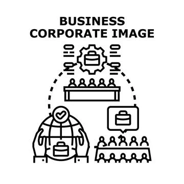 Global business corporate professional developing strategy 스톡 일러스트