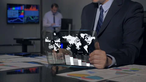 Global Business Data  Stock-Footage 194852791