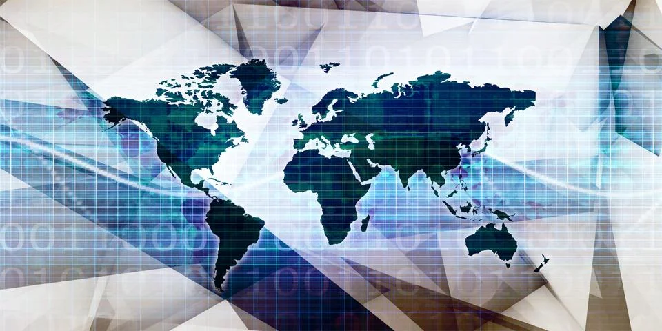 Global Business Development Illustrazione stock