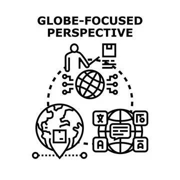 Global business e commerce logistics delivery concept Illustrazione stock