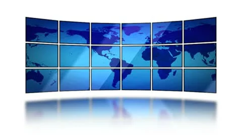 Global business. HD. Loop. Mask. Stock Footage 10792512