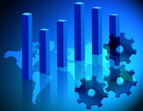Global business Stock Illustration