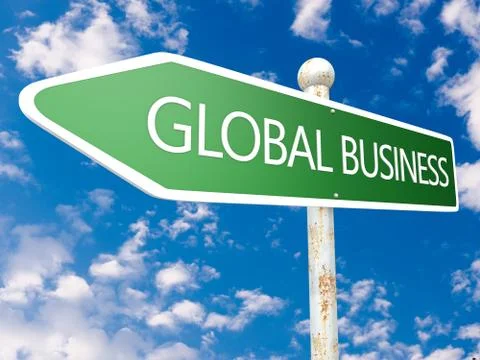 Global business Illustrazione stock