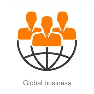Global business Stock Illustration