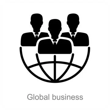 Global business Stock Illustration