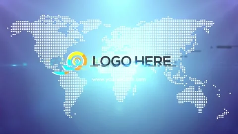 Global Business Logo V2 Stock After Effects
