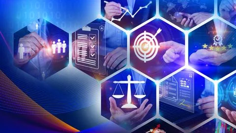 Global business structure of networking, Analysis and data exchange custome.. Stock Photos