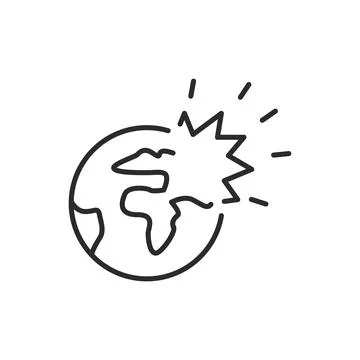 Global cataclysm Stock Illustration