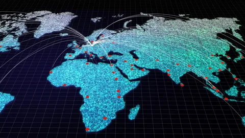 Global Cities Connection Berlin, Germany Stock Footage 167526761