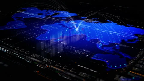 Global Cities Connection Kuwait Stock Footage 223805823