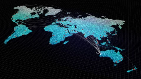 Global Cities Connection Perth, Australia Stock Footage 167780595