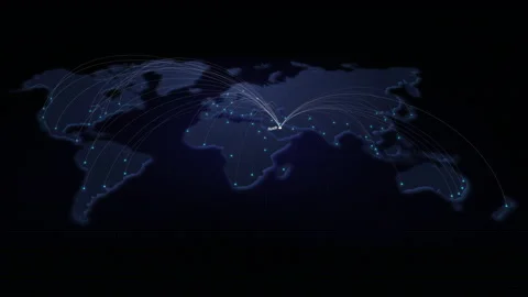 Global Cities Connection Riyadh Stock Footage 168954812