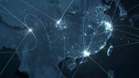 Global City Network Stock Footage 278124302