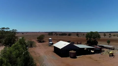 GLOBAL CLIMATE DROUGHT FARM Stock Footage 163971937