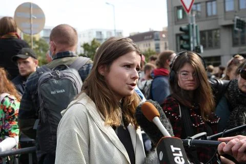 Global Climate Strike in Berlin On September 23, 2022 36,000 people gather... Stock Photos