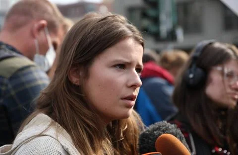 Global Climate Strike in Berlin On September 23, 2022 36,000 people gather... Stock-Fotos