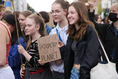 Global Climate Strike in Berlin On September 23, 2022 36,000 people gather... Stock Photos