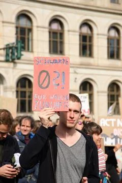 Global Climate Strike in Berlin On September 23, 2022 36,000 people gather... Stock-Fotos
