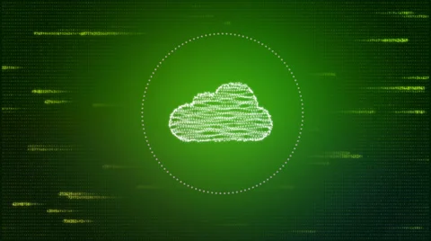 Global cloud computing concept Stock Footage 34980490