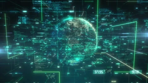 Global Code Development Data Analytics Network Complexities Stock Footage 255687169