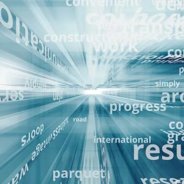 Global communication 3d rendering Stock Illustration