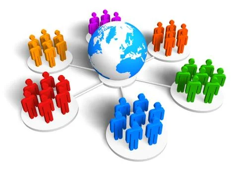 Global communication concept Stock Illustration