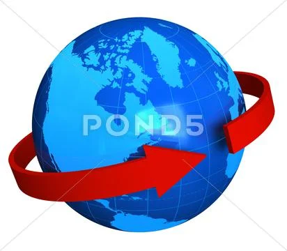 Global communication concept Stock Illustration