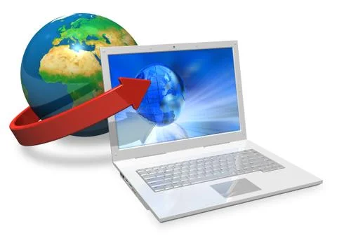 Global communication concept Stock Illustration