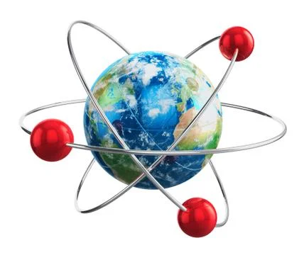 Global communication concept Illustrazione stock