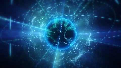 Global communication in cyberspace. Stock Footage 60960483