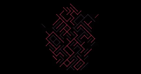 Global Communication Diagonal Elements Form Swaziland Map Stock Footage 327941966