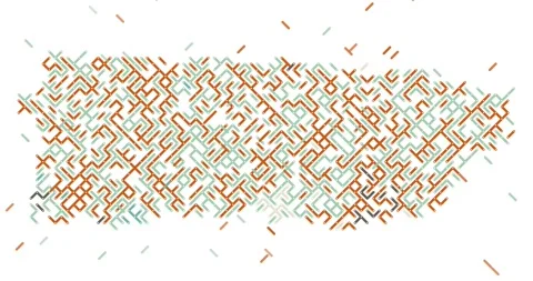 Global Communication Diagonal Elements Form Puerto Rico Map Stock Footage 328065870