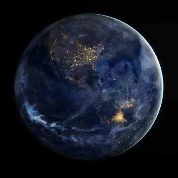 Global communication , Global network space with connected system イラスト素材