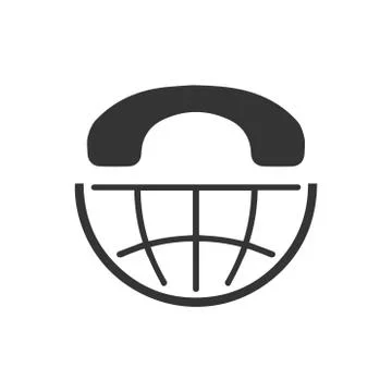 Global Communication Icon Illustrazione stock